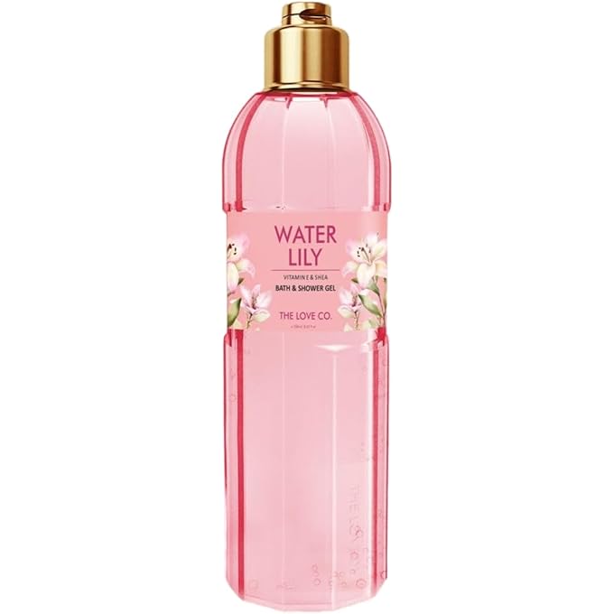 جل الاستحمام والاستحمام من THE LOVE CO. ووترليلي - غسول جسم فاخر للنساء والرجال - جل الاستحمام للنساء - نباتي 100٪ - جمال فاخر - منتجات العناية ببشرة الجسم - 100 مل